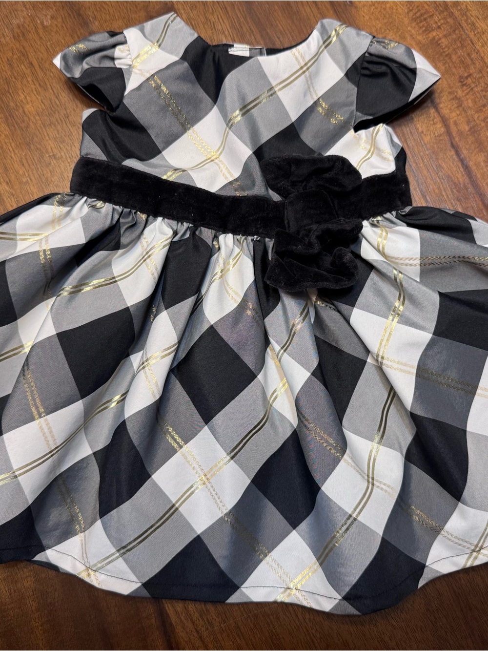 Just One You Carter’s Baby Girl 3M Plaid Special Occasion Dress-0170